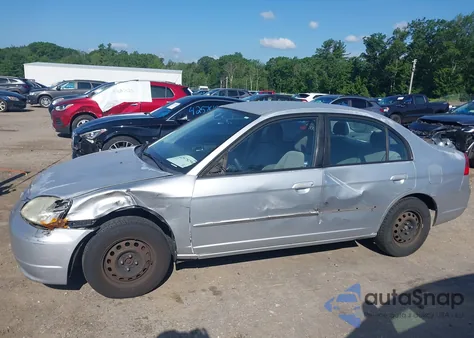 2003 Honda Civic Lx z USA, uszkodzony, nr VIN 2HGES16523H604112